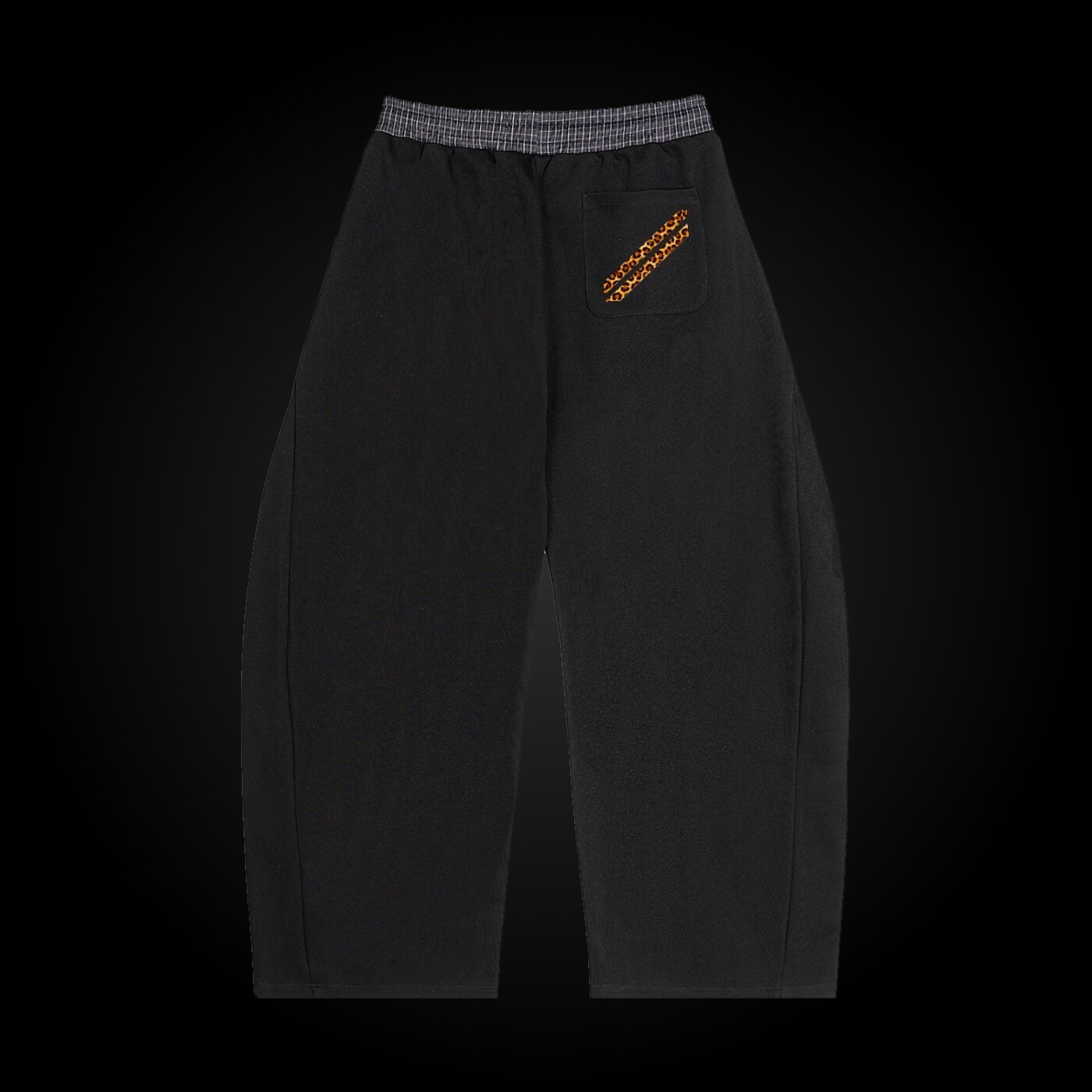 Plaid Waistband Barrel Sweatpants "PROWL" - Image 2